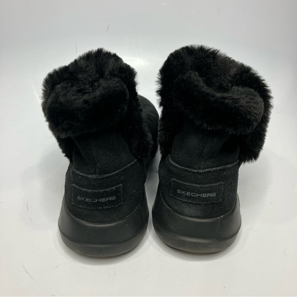 Skechers on the go black suede ankle boots size 9 - Picture 4 of 7